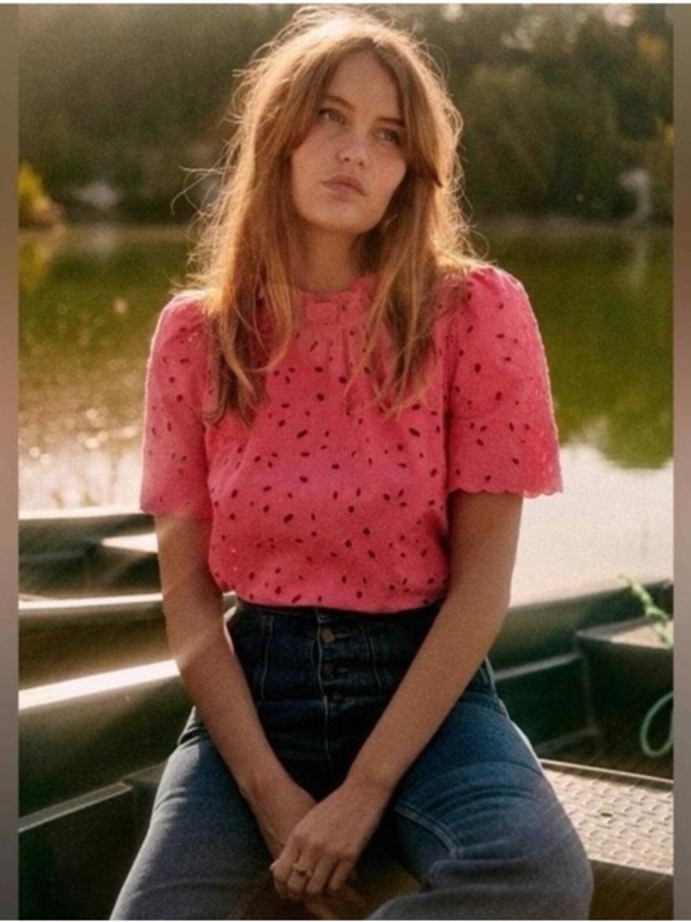 Sezane Louisah Blouse Size 10